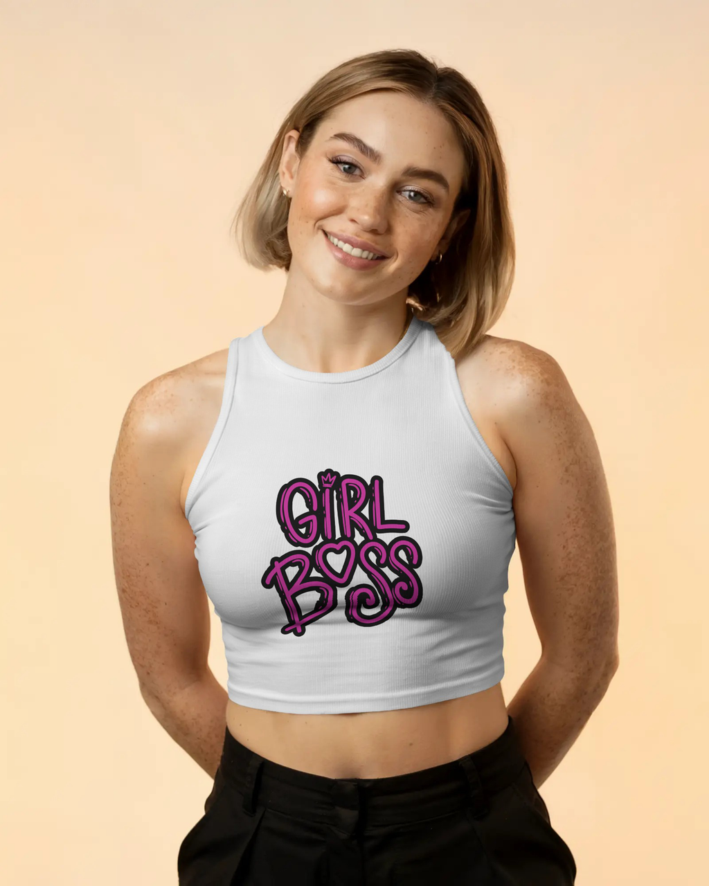 Girl Boss Crop Tank
